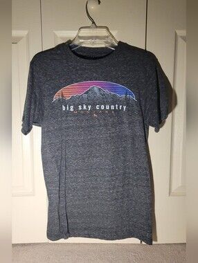 Big Sky Country Montana Graphic Tee - Charcoal Heather